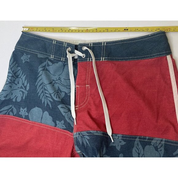 Quiksilver Men Blue & Red Printed Board Shorts 31 - Picture 7 of 7